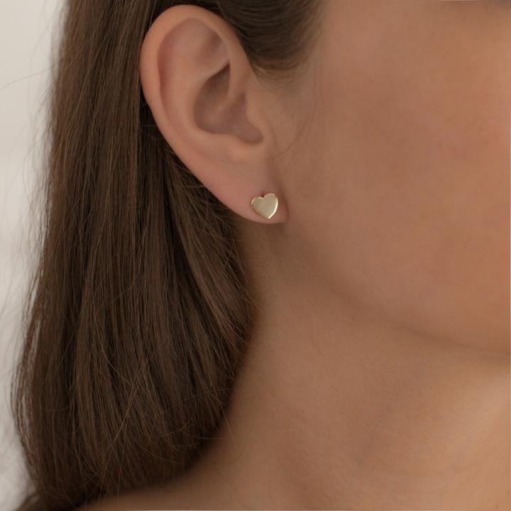 Actual product image Glanzstücke München Ladies Heart Sterling Silver Yellow Gold - 9024 (Sterling Silver)
