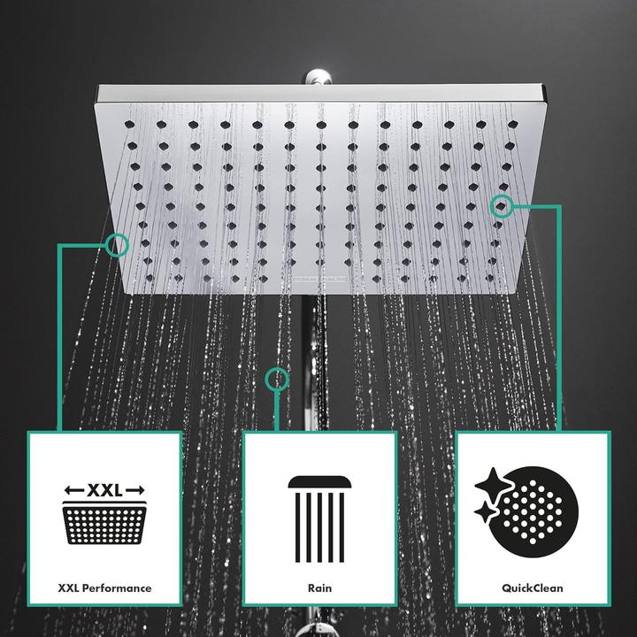 Image du produit hansgrohe Vernis Shape Système de douche 230 1 jet économe en eau avec thermostat