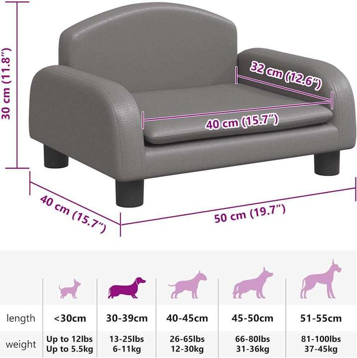 Produktbild vidaXL Hundebett (Hund)