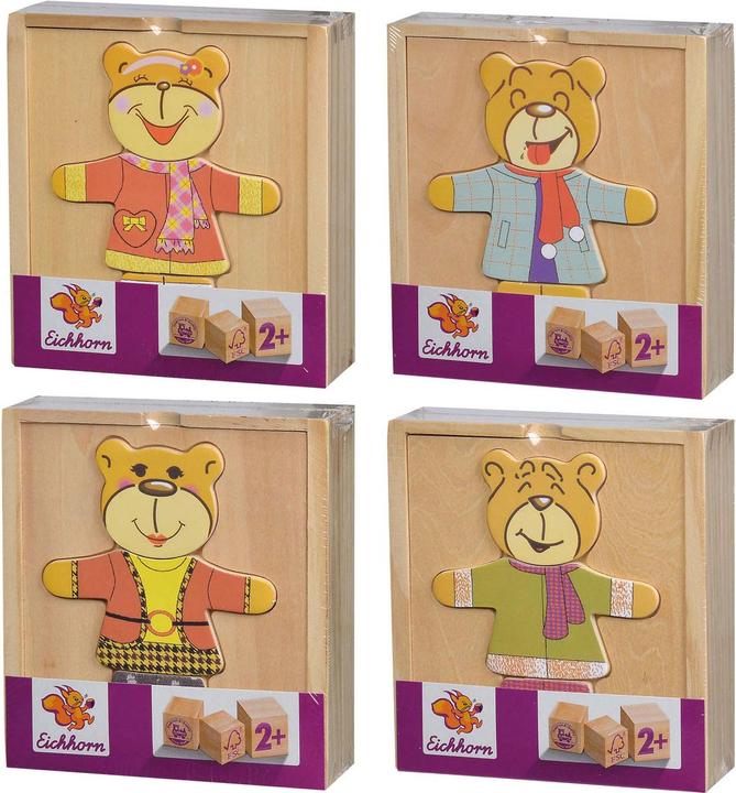 Actual product image Eichhorn Houten Puzzel Beer, 20st. (20 pieces)