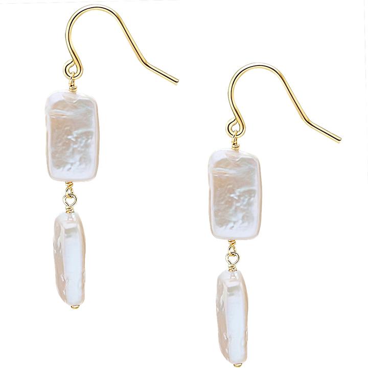 Immagine prodotto Valero Pearls Perle d'acqua dolce d'argento da donna coltivate in oro giallo - 24427 (Argento)