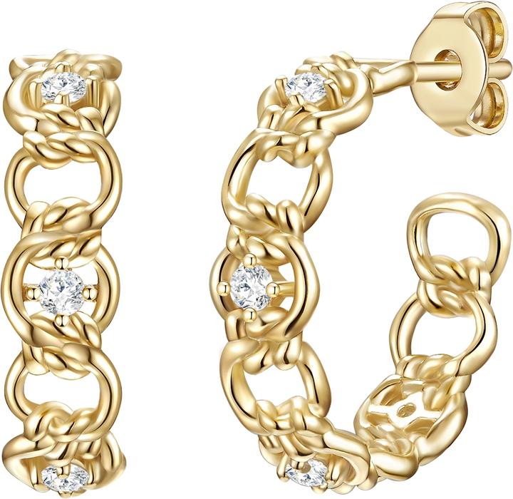 Image du produit Glanzstücke München Femme argent sterling zirconium or jaune - 24457 (Argent Sterling)