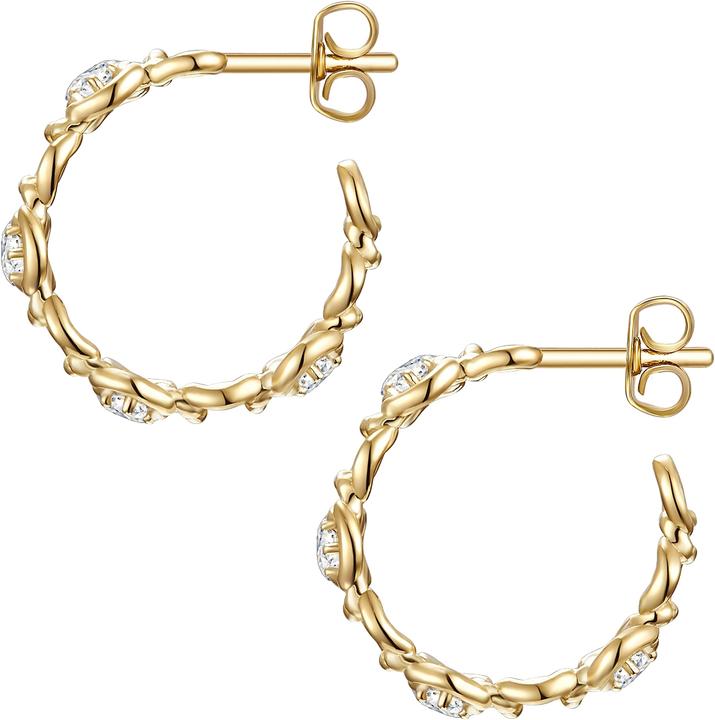 Image du produit Glanzstücke München Femme argent sterling zirconium or jaune - 24457 (Argent Sterling)