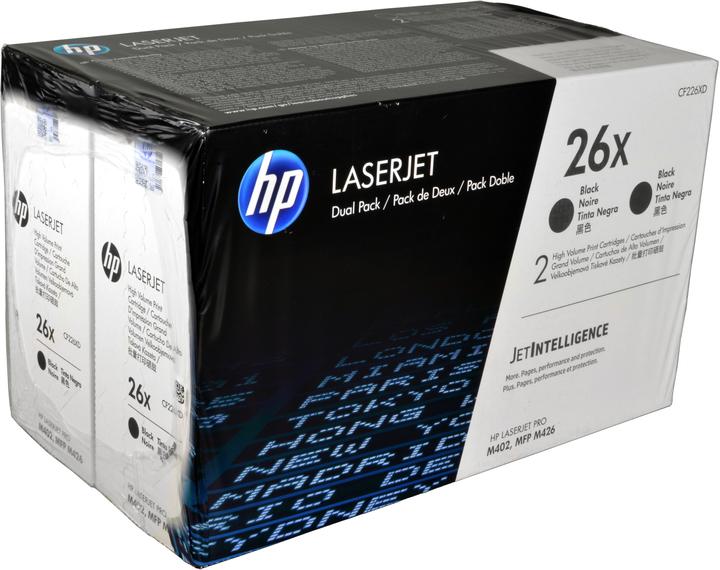 Actual product image HP 26X (BK) double pack (FC)