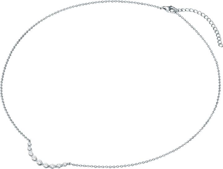 Immagine prodotto Trilani Catena da donna in argento Sterling Zirconia 42,0 cm + 5,0 cm di estensione - 26781 (Argento, 42 - 47 cm)