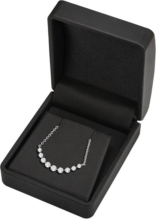 Immagine prodotto Trilani Catena da donna in argento Sterling Zirconia 42,0 cm + 5,0 cm di estensione - 26781 (Argento, 42 - 47 cm)