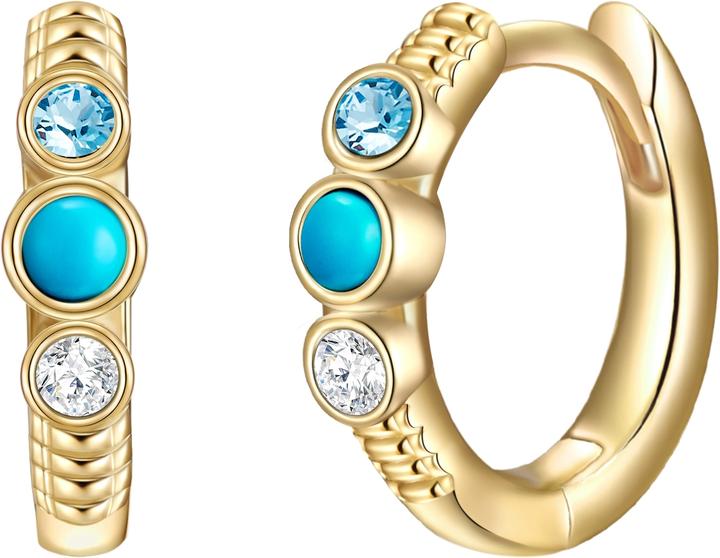 Immagine prodotto Glanzstücke München Donna Argento Turchese (ricostruito) Oro giallo - 26791 (Argento)