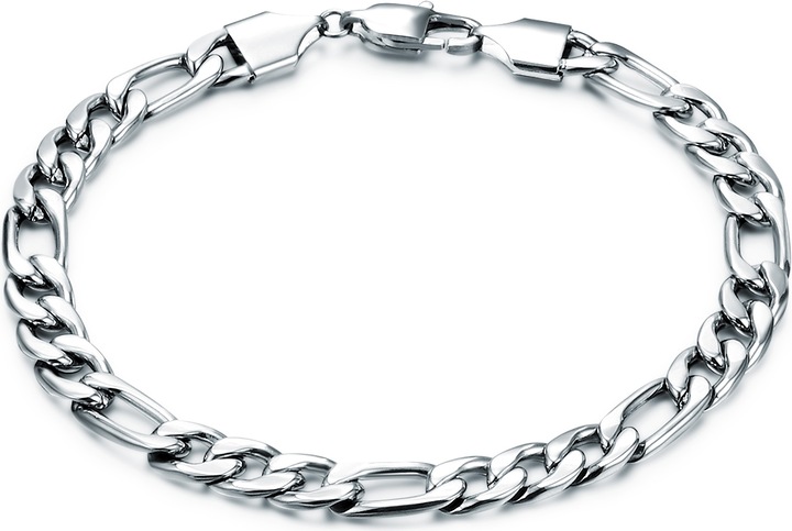 Produktbild True Rebels Herren Edelstahl silber - 26785 (21 cm, Edelstahl)