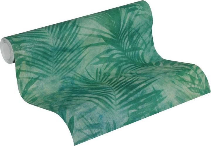 Produktbild A.S. Création Tropical Concret mit Palmenblättern (53 x 1005 cm)