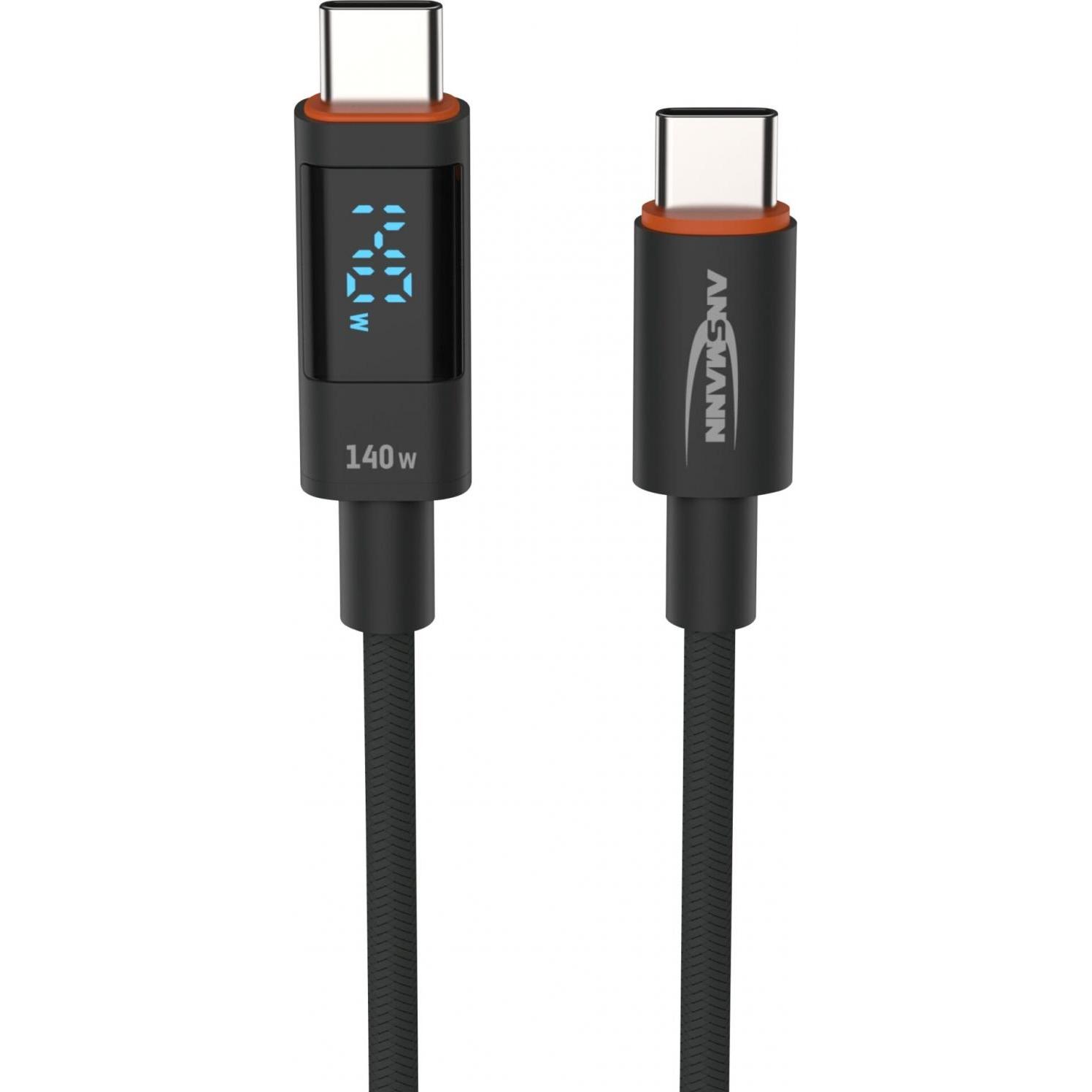 Ansmann USB C - USB C (1.20 m, USB 2.0) (1700-0176)