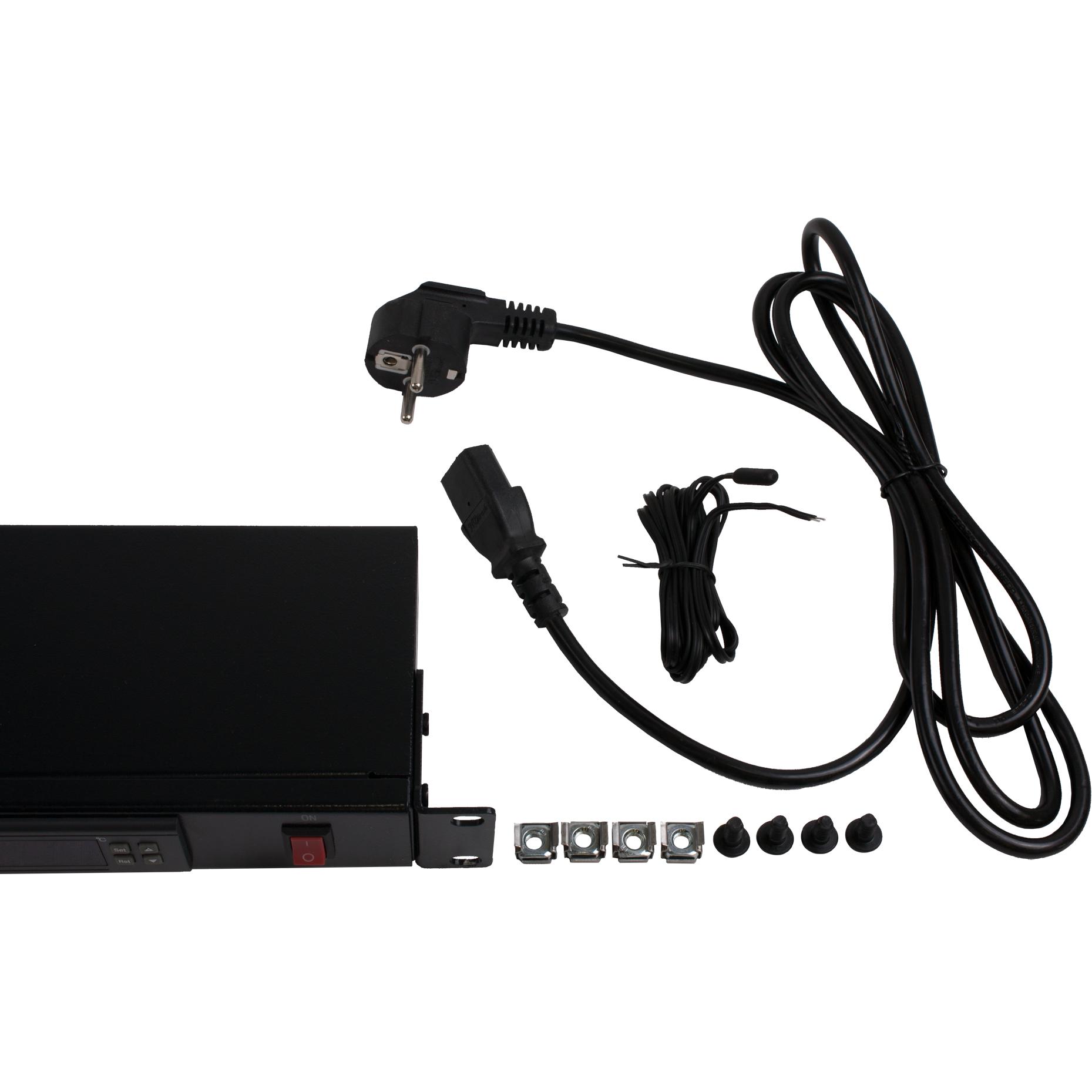 Rockstable 19-TCD1 19", Accessori per armadio rack, Nero