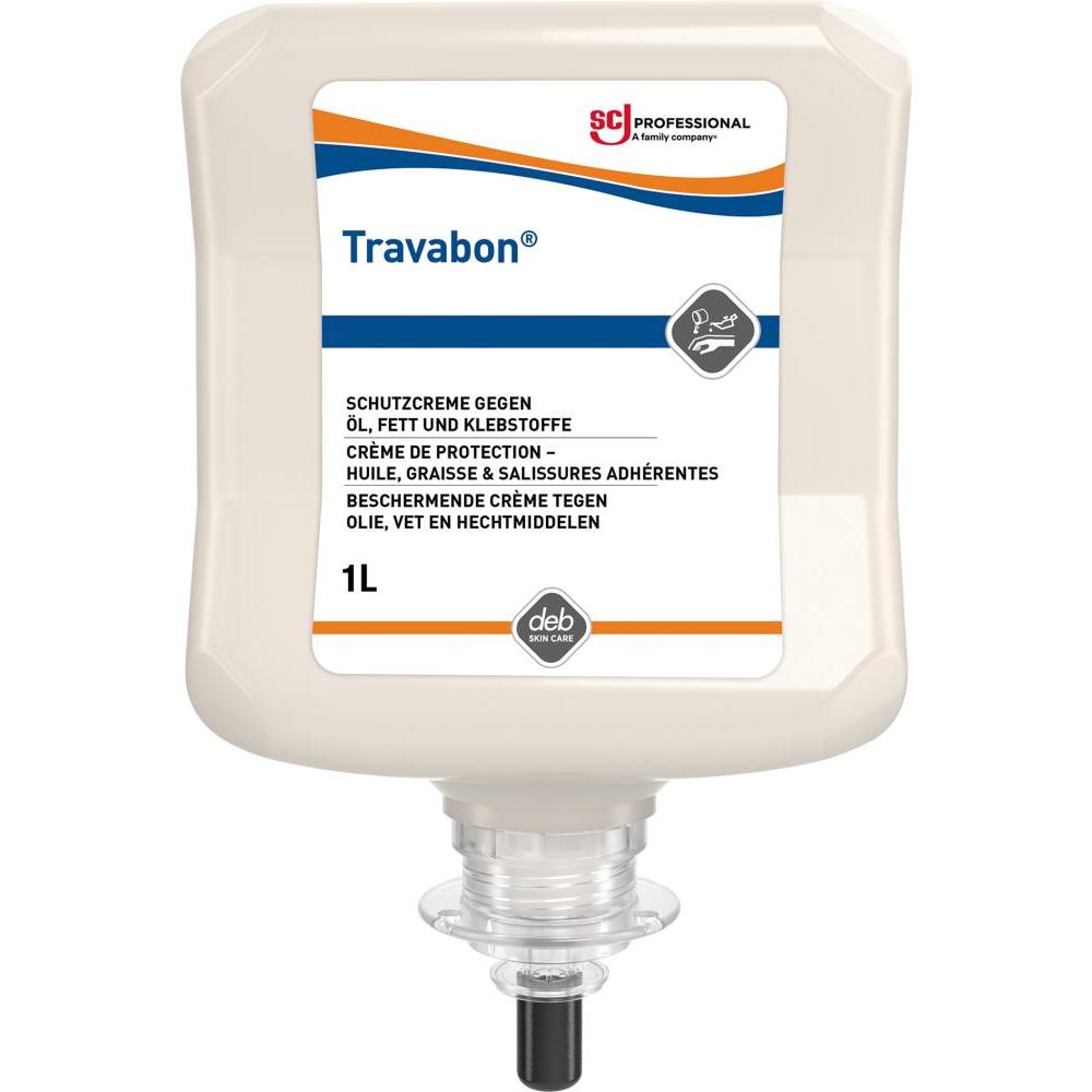 Deb Stoko, Handcreme, Hautschutzsalbe Travabon 1l Kartusche S 1 l (1000 ml)