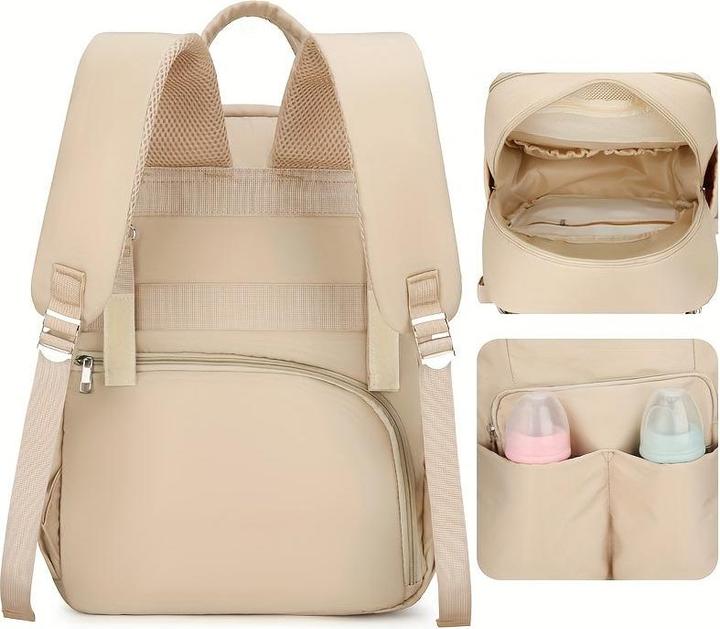 Actual product image Only-Bags.Store Large capacity mum bag, multifunctional bag with multiple pockets, dry and wet