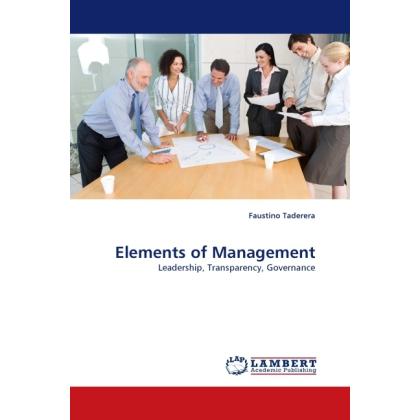 Thumbnail - Elements of Management, Fachbücher von Faustino Taderera