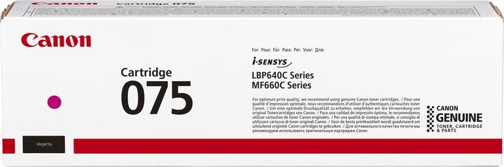 Actual product image Canon Toner Cartridge 075 M magenta (M)