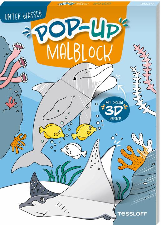 Tessloff Pop-up Malblock. Unter Wasser