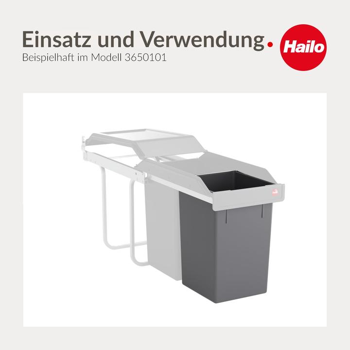 Produktbild Hailo 1008879 Inneneimer-Set für Tandem und Terzett (30 l)