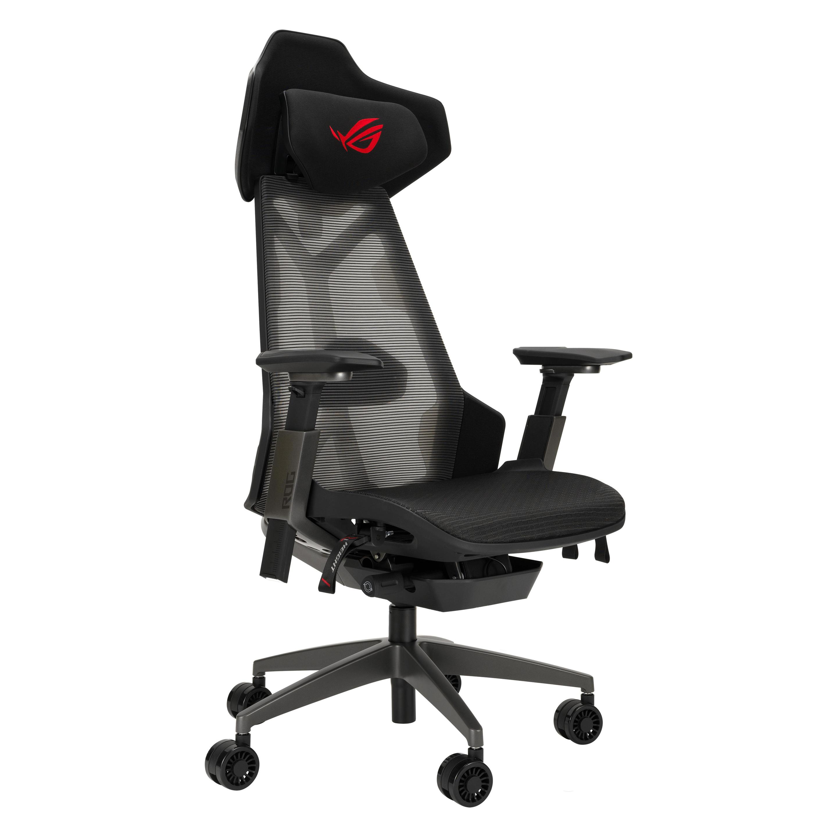 ASUS ROG Destrier Ergo, Gaming Stuhl, Schwarz