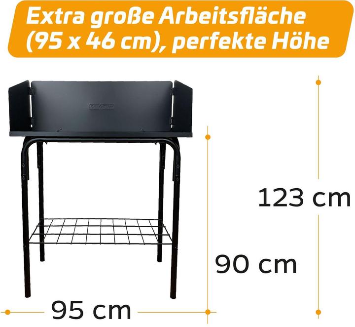 Produktbild Grillfürst Dutch Oven Station / Dutch Oven Tisch mit Windschild