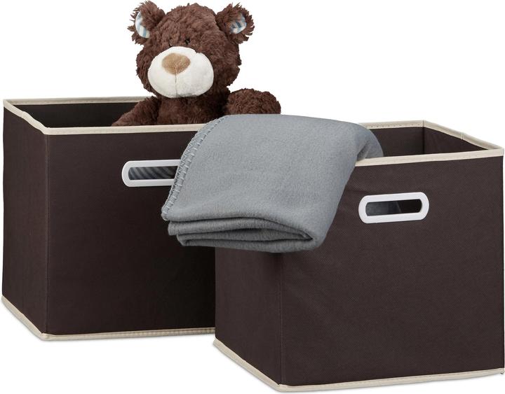 Actual product image Relaxdays Folding Box (30 cm, 25 l, 2x)