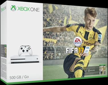 Produktbild Microsoft Xbox One S 500GB, Fifa 17 Bundle