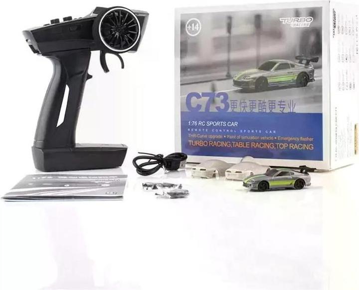 Actual product image Turbo Racing Micro Sport C73, Grün, RTR, 1:76 (RTR Ready-to-Run)