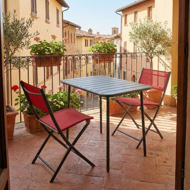 Produktbild VCM Metall Bistrotisch Balkontisch Sumila 80