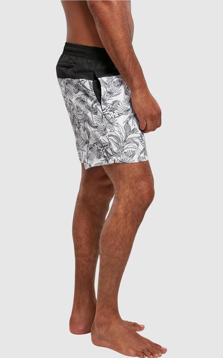 Produktbild Urban Classics Low Block Pattern Swim Shorts (S)