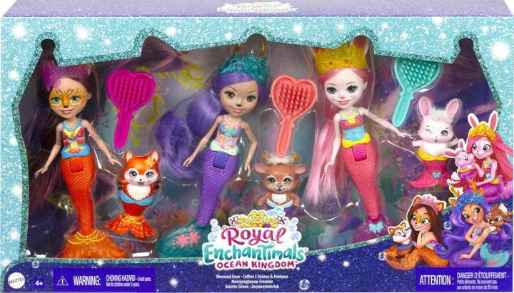 Actual product image Enchantimals Mermaids dolls set of 3