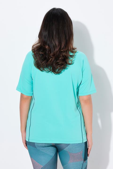 Immagine prodotto Ulla Popken T-shirt con protezione UV 50+, scollo a V e mezze maniche (56)