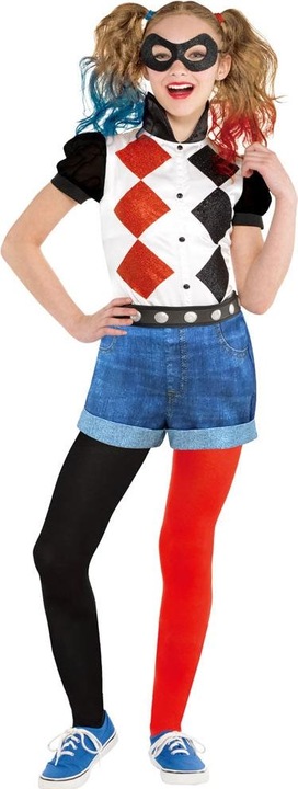 Immagine prodotto Amscan Costume da adolescente Harley Quinn Classic Età 12-14 anni (12, 13, 14)