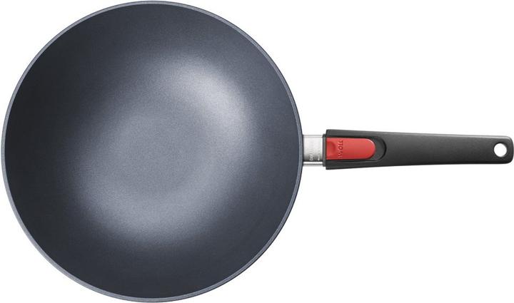 Actual product image Woll Diamond Lite cast iron wok and stirring pan Ø 26 cm (26 cm, Wok, Aluminium, Stainless steel)