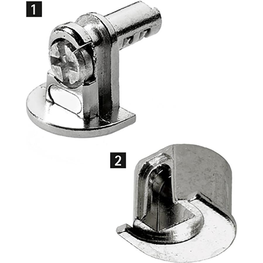 Hettich, Möbelausstattung, Tablarverbinder Alfa Stop (1 Stk.)