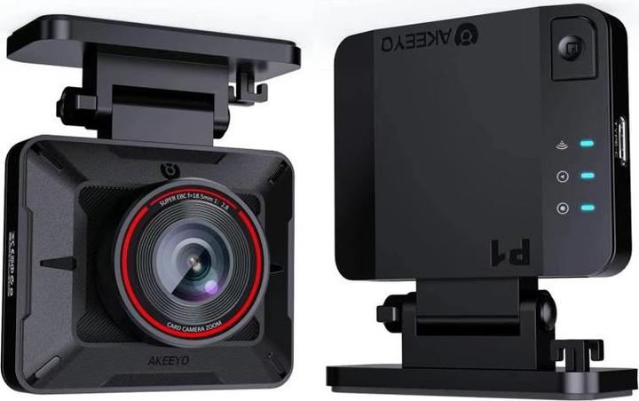 Produktbild DOD Wideorejestrator Tech Kamera samochodowa AKEEYO P1 wideorejestrator FullHD 30fps - czarna (Full HD)