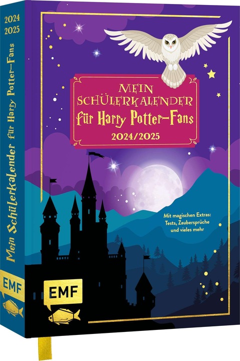 Image du produit AGENDA HARRY POTTER 2024/2025 (15,5 x 21 cm, Couverture rigide, Allemand)