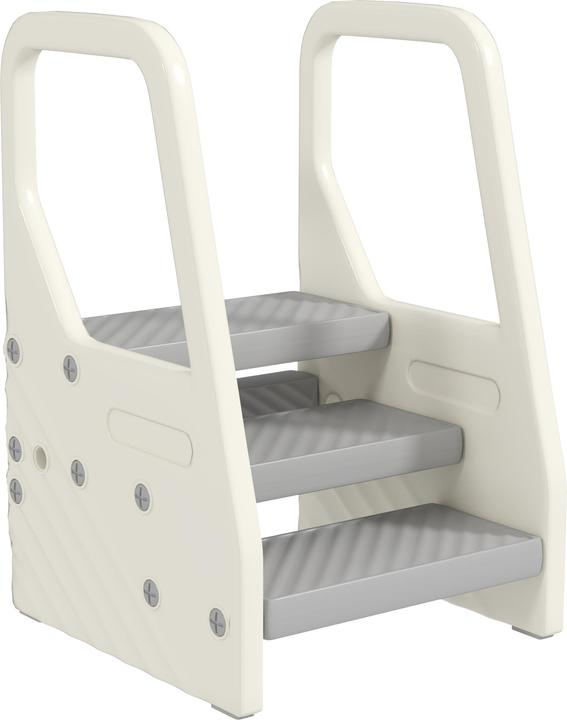 Aiyaplay Kinder Tritthocker Kunststoff Grau