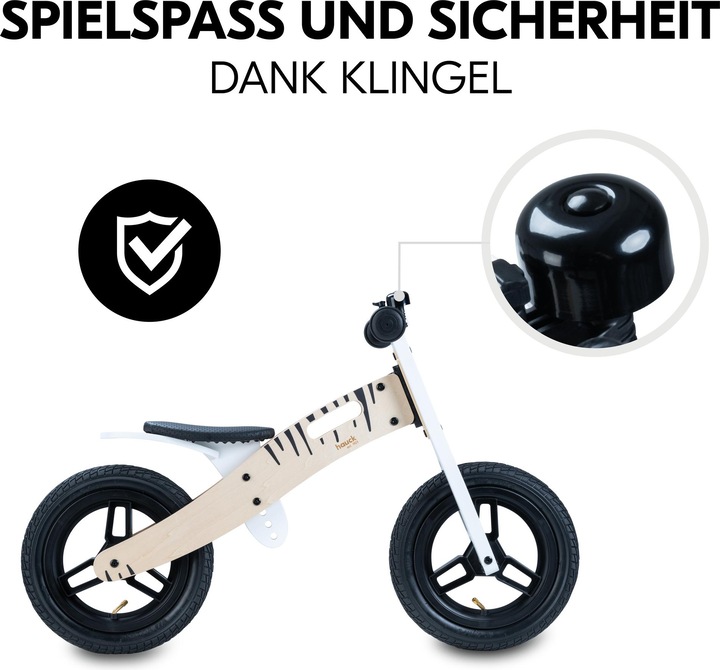 Image du produit Hauck Balance N Ride Zebra (12")