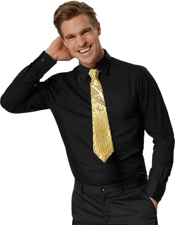 Image du produit tectake Cravate à paillettes