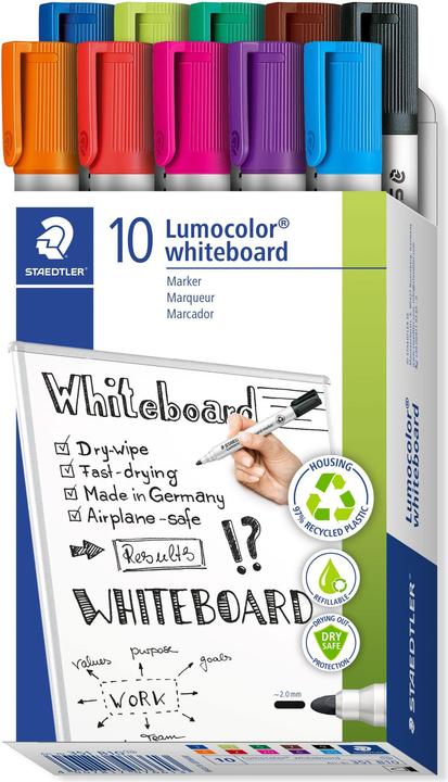 Staedtler Lumocolor Whiteboard Marker 351 (10x)