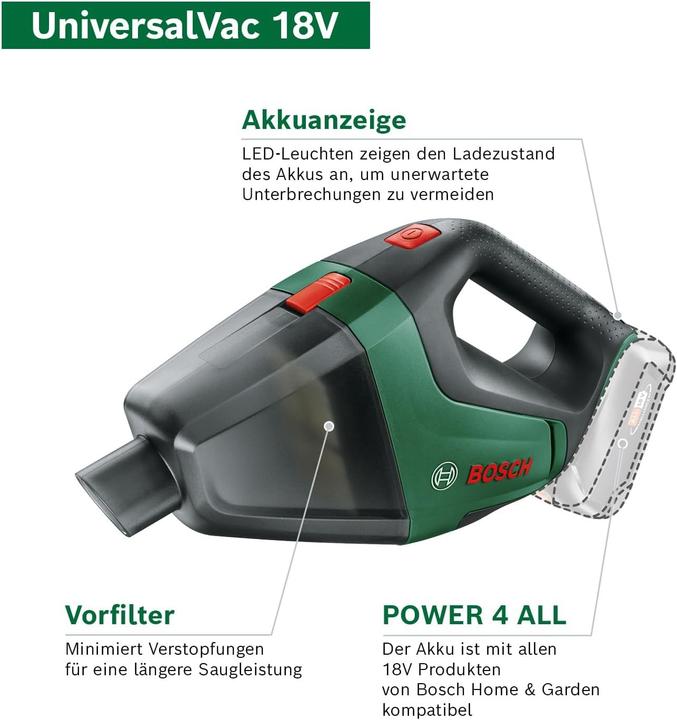 Produktbild Bosch Home & Garden UniversalVac 18