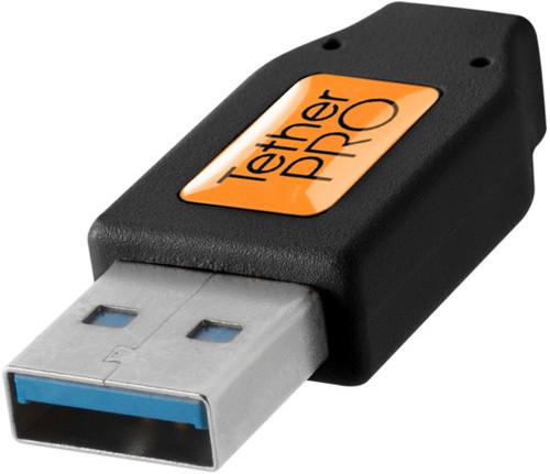 Image du produit Tether Tools TetherPro USB 3.0 A/Micro-B, 1.8 m Schwarz (1.80 m, USB 3.0)