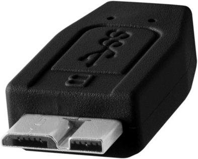 Image du produit Tether Tools TetherPro USB 3.0 A/Micro-B, 3 m Schwarz (3 m, USB 3.0)