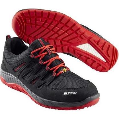 Elten, Sicherheitsschuhe, MADDOX S3 Black-Red low ESD (S3, 42)