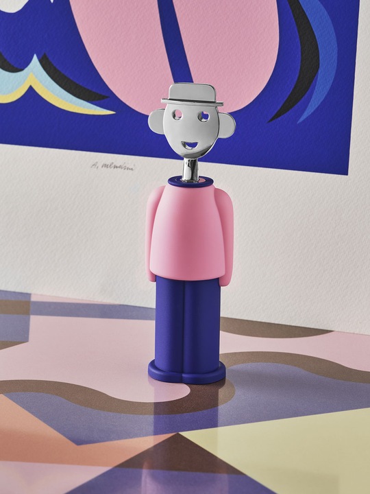 Actual product image Alessi Corkscrew Alessandro M. pink blue (Corkscrew)
