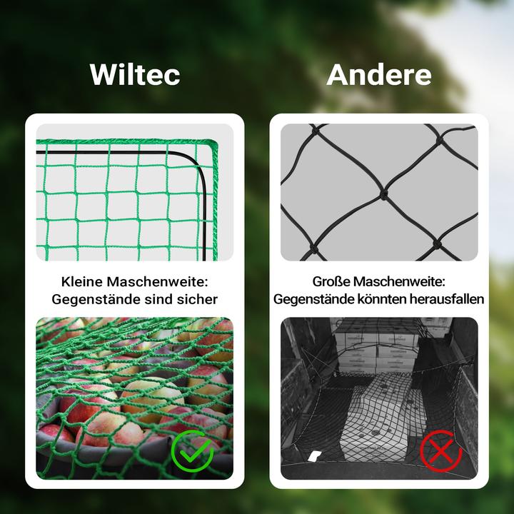 Actual product image Wiltec Trailer Transport Luggage Net Load securing net 3 x 6 m for trailers or containers