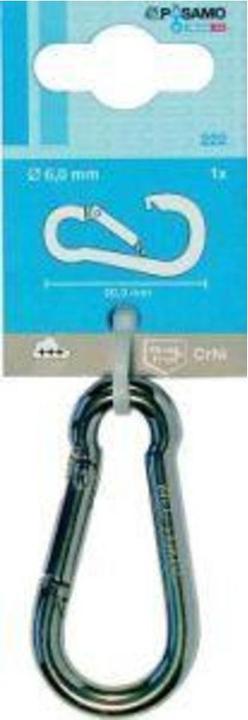 Image du produit Pösamo Mousqueton SB 60x6mm VA ACIER INOXYDABLE 1pc