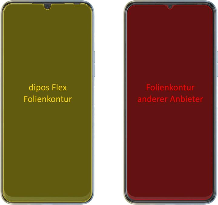Actual product image Dipos Screen Protector Full-Cover 3D (3 Piece, Tecno Spark 8P)