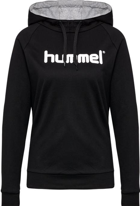 Actual product image hummel Cotton Logo Hooded Sweater Ladies (XS)