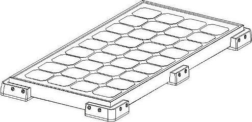 Actual product image Revolt Four no-drill mounting kits for solar panels (Solar system mounting material)