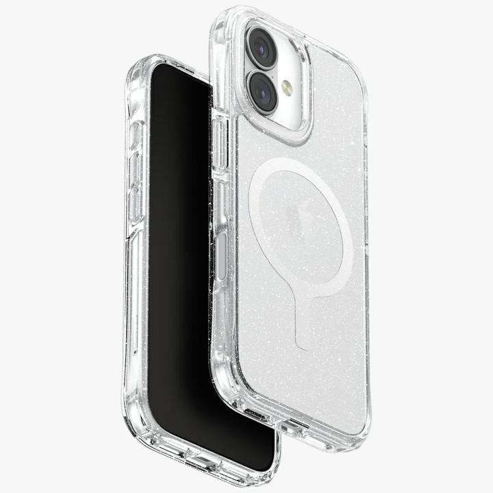 Actual product image Uniq LifePro Xtreme Case for iPhone 17 Magclick Charging Clear/Glitter (Apple iPhone 17)